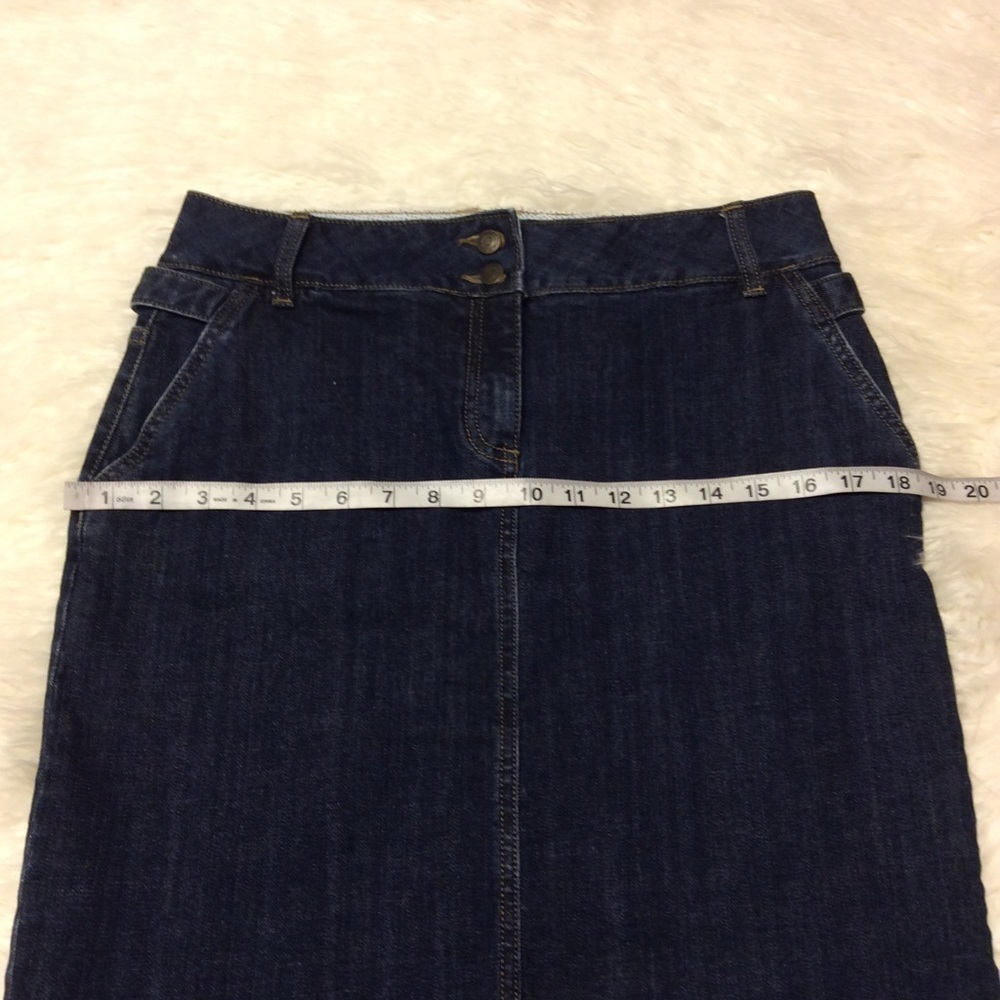 LANDS’ END DENIM SKIRT - Picture 8 of 9